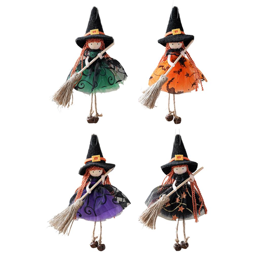 1/4PCS Halloween Decoration Home Decor Pumpkin Ghost Witch Hanging Pendant Halloween Creative Party Christmas Tree Decoration