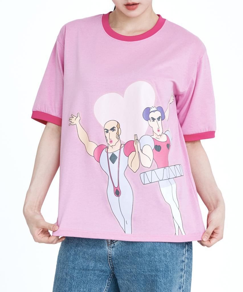 Daenkkomma Crayon Shin-Chan Neutral Witch Glow-In-The-Dark Short-Sleeve T-Shirt