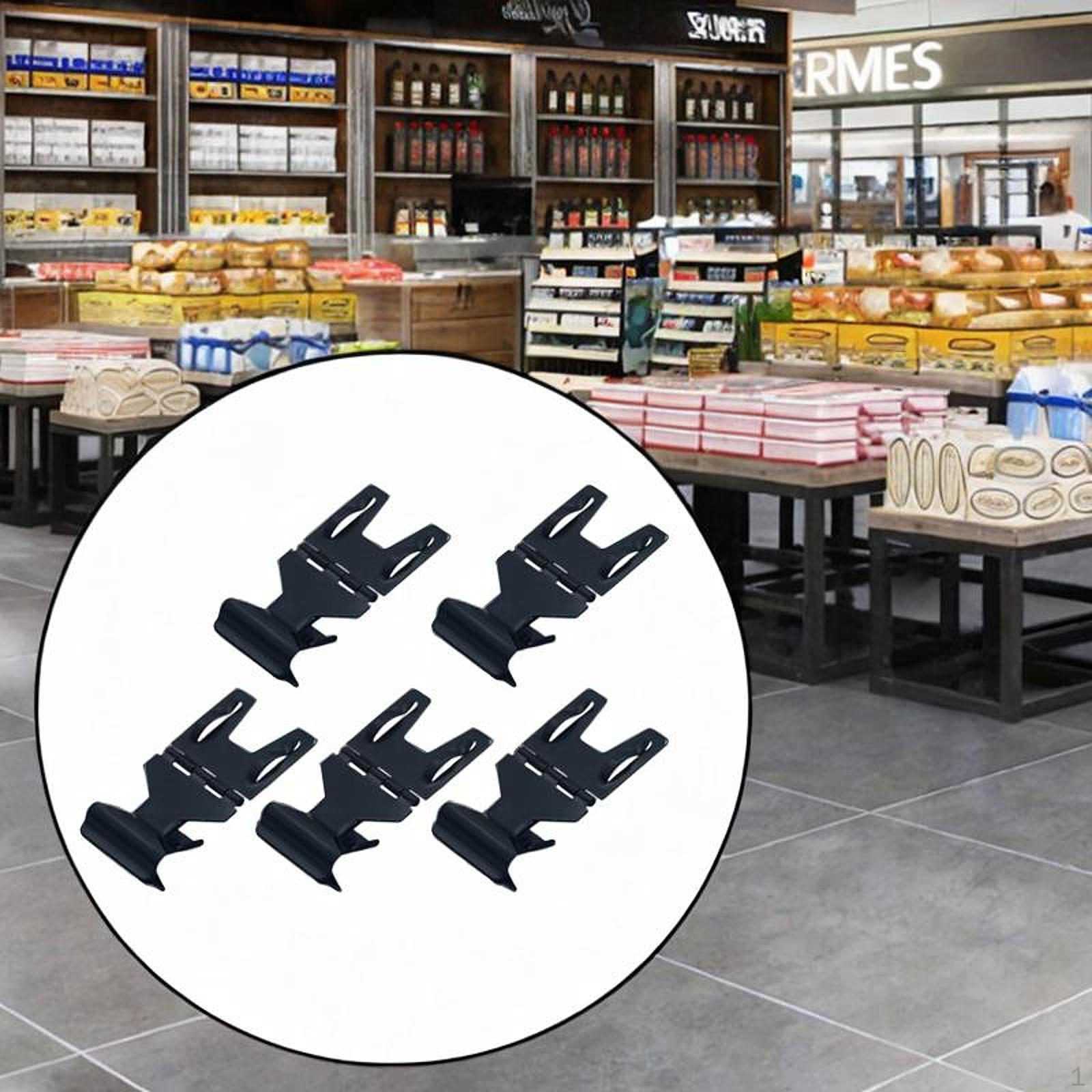 

5 шт. держатель для товарных знаков с зажимами металлический двойной вращающийся ценник black