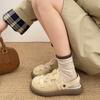 Casual and Lightweight Retro Thick-soled Bag Head Slippers Women's Outer Wear 2025 New Summer One-pedal Height-increasing Roman Sandals