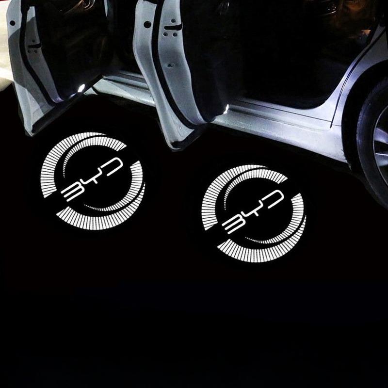 For BYD Sealion 07 EV 2024 2025 Car Door Welcome Light Projector Lamp HD Badge Door Atmosphere Light Modification Accessories