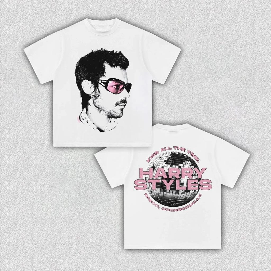 Fashion Tees Harry Styles Together, Together Tour 2026 Merch Tops Y2k Oversized Tee Casual Loose Print T Shirts Fans Gift Unisex