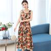 2023 Plus Size Korean Style Sleeveless Summer Dress - Slimming Fit, Large Flare, Loose Base Layer