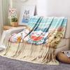 Chiikawa Flannel Blanket, High quality Comfortable for All Seasons, Home Decor, Warmth and Comfort