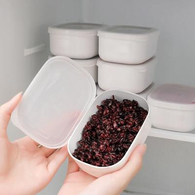Fat-reducing Meal Refrigerator Storage Sub-package Freezer Box Fresh-Keeping Box Lunch Box Portion Control Reusable Kitchen Organizer 1pc  Jewelry