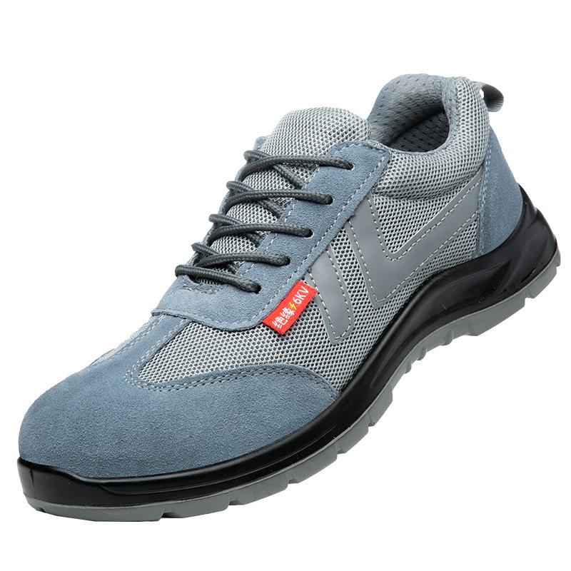 Sicherheitsschuhe für Herren: Leicht, Atmungsaktiv, Abriebfest, Stoßfest, Durchstichfest Elektriker Isolierschuhe, Sicherheitskontrollfreundlich