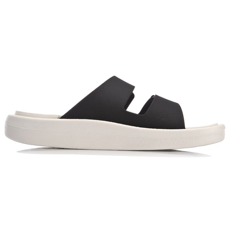 Li Ning Clap Lightweight Trendy Slippers Men Footwear White Black AGAN001-1