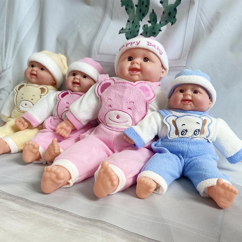 Toddler Nursery Doll: Soft Rubber Baby Doll That Talks and Can Be Breastfed, Perfect for Dollhouse Play.