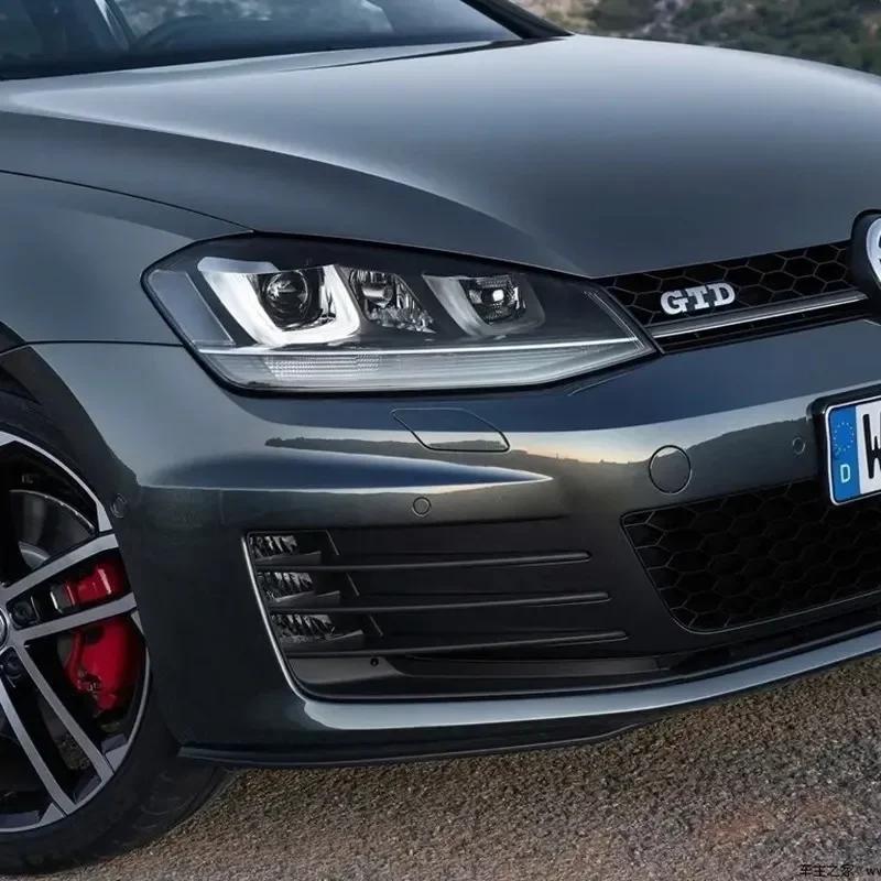 BSH1 For VOLKSWAGEN VW GTI 3D Metal GTD Logo Car Rear Trunk Badge Sticker Front Grill Emblem For VW Polo Golf 4 5 6 7 GTD MK4 MK5 MK6 in2