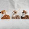 Realistic Christmas Deer Figurine With Realistic Furs Texture Miniature Animal Model For Holiday Tabletop Shelf Decors 55KF