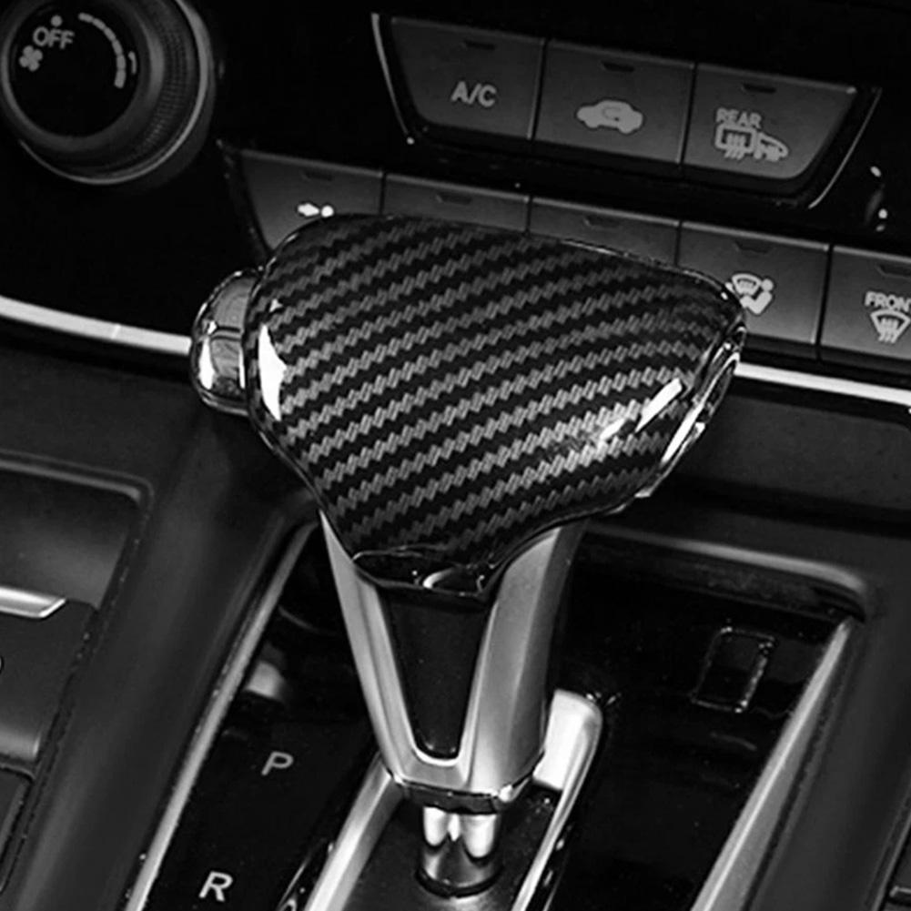 ABS Carbon Fiber Gear Shift Knob Cover Sticker Head Trim for Honda CR-V UR-V AVANCIER 2017-2024 Breeze 2020-2024