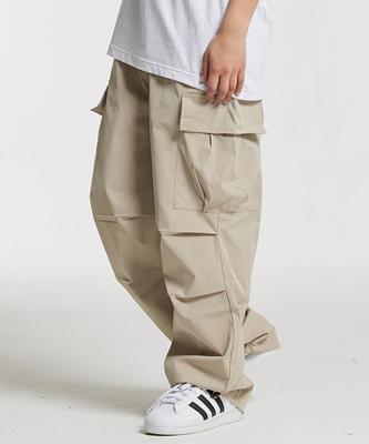 CREAM SODA LAB Crsdel Parachute Cargo Banding Pants Ivory