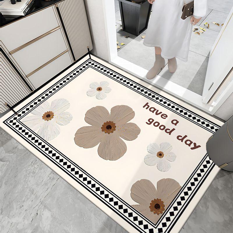 Diatom mud bathroom floor mat, water absorption door, toilet, kitchen king size floor mat, non-slip bathroom, bath mat