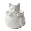 DYS 3D Printed Cat Teacup, Cute Coffee Cup, Figurine Mugs, Holiday and Birthday Gift for Milk Tea Lovers