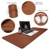 ZORESYN XXL Large Mouse Pad x PU Leather Extended Large Gaming Mouse Pad Desk Pad Base and Waterproof Desktop Keyboard Extended Mouse Pad (110 50cm) -