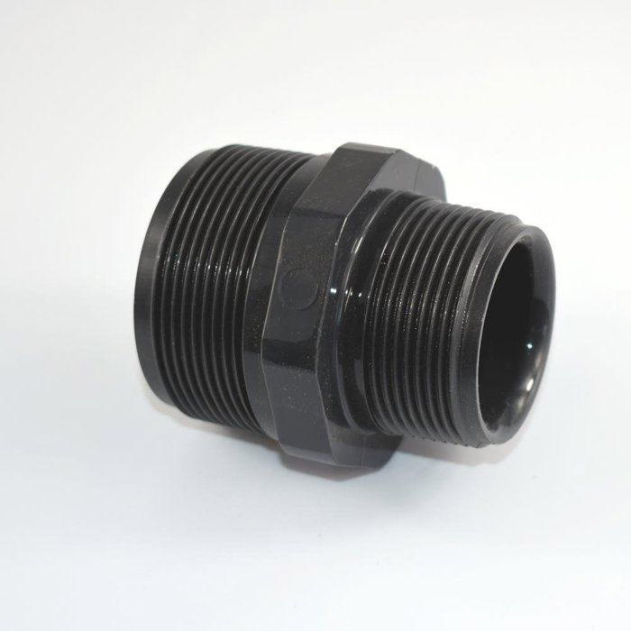 Raccord PVC Réduction 2" x 1 1/2", Double Mamelon PVC-U