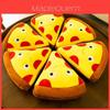 Plush Pizza Burger And Fries Pillow With Soft Short Plush For Lounge Decor And Kids Gift