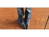 Women's Y2K Low-Rise Micro Flare Distressed Jeans