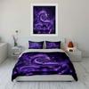 Purple Dragon Art Decor Set Soft Comfortable Duvet Cover Bedding Set Included 1*Duvet Cover & 2*Pillowcases, Gift
