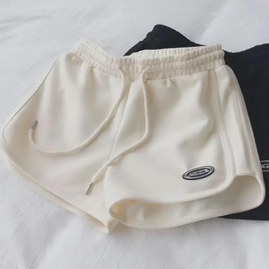 Summer Loose Slimming Hot Pants Women's Korean Version Versatile Casual Home Sports Solid Color Shorts for Outerwear Trend