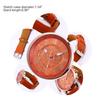 Female Leather Belt Casual Fashion Watches Three Six-Pin Quartz Watches 10 Pcs (Mixed Color)