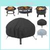 Durable 210d Oxford Fabric Waterproof Outdoor Fire Pit Cover For Dust Protection
