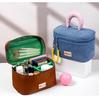 High-Capacity Cute Contrast Color Waterproof Cosmetic Bag for Women