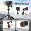 Selfie Stick Extension Rod Tripod 360 Degrees  Ball Head Lightweight Portable Vlogging Skiing Surfing Fits for Insta360