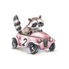 Watercolor Raccoon Rabbit Bear Animal Car Nursery Wall Art Canvas Painting Nordic Posters Prints Wall Pictures Kids Room Decor