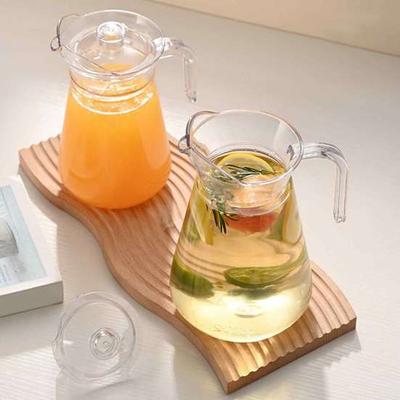 Krug für Kaltgetränke mit Ausguss, auslaufsicherem Deckel, Wasserkrug mit großem Fassungsvermögen für Eistee, Limonade, Saft, Wasserspender für den Außenbereich, für Partys, Homeoffice