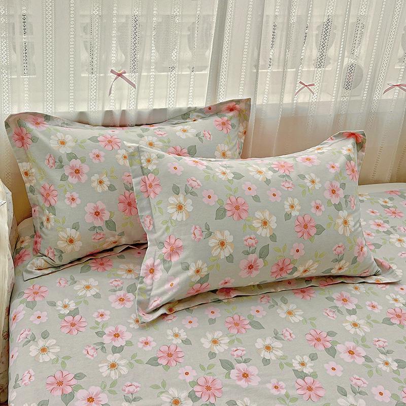 2025 Pure Cotton Cartoon Pillowcase Set - Pair of 48x74cm Pillow Covers