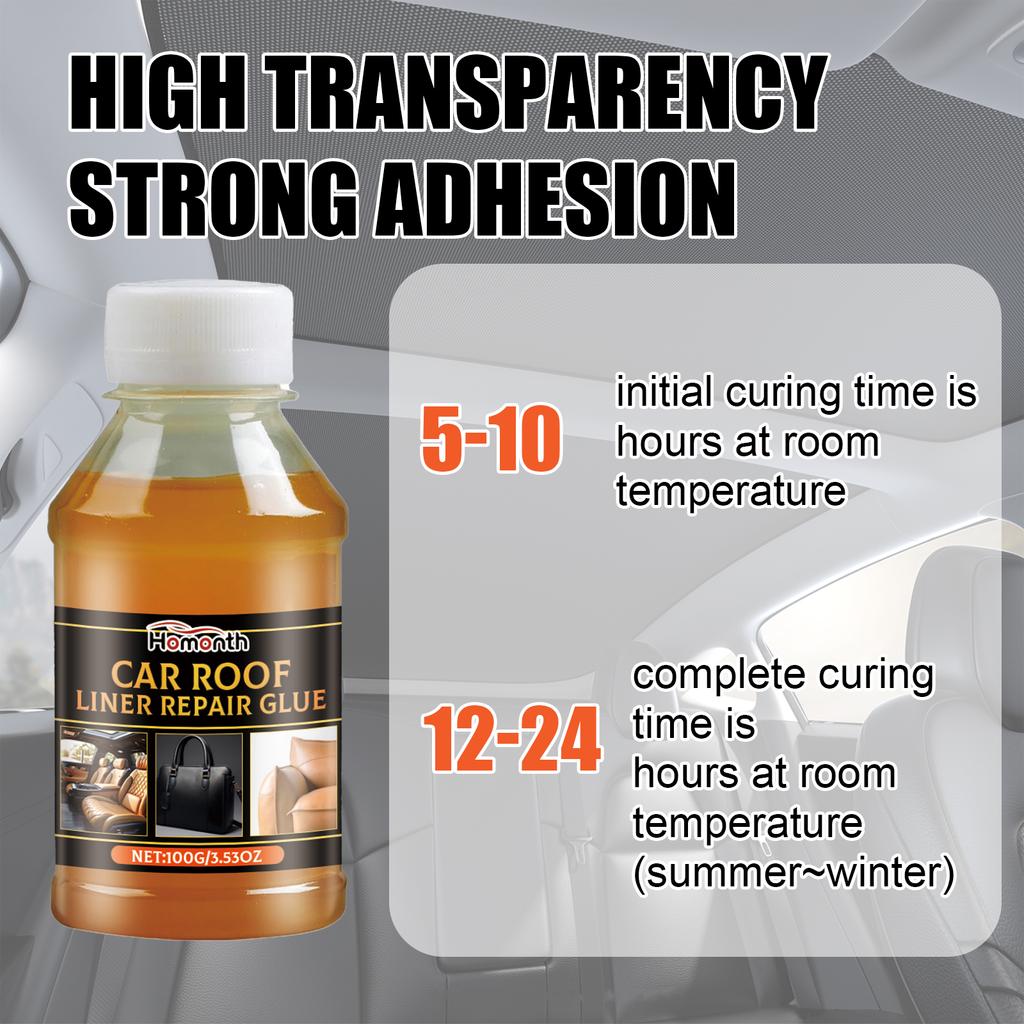 Auto Ceiling Interior Strong Repair Non-Trace Adhesive Brush Kits Special Top Lining Repair Quick Drying Temperature Resistance