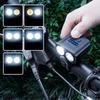 5 Modes Bicycle Front Lamp Type-C Rechangeable Bike Headlamp Bike Handlebar Headlight Power Display Cycling Accessories