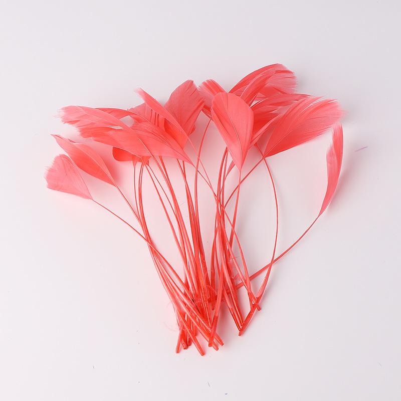 50Pcs22 Colors Optional Diy Handmade Feather Color Torn Large Floating Feather Goose Feather Jewelry Accessories Craft Decoration Materials