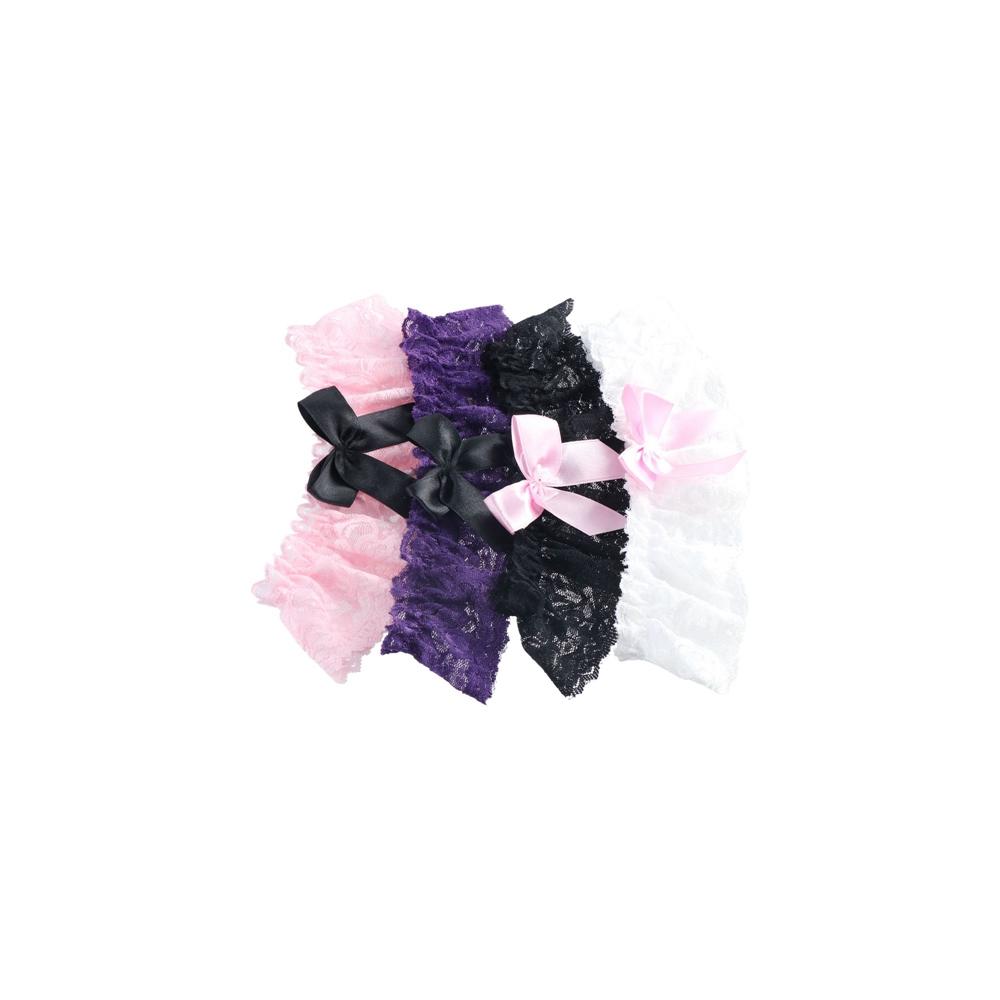 

Elastic Party Bow Cosplay Thigh Floral Garter Belt Sexy Lace Leg Ring Bowknot чорний