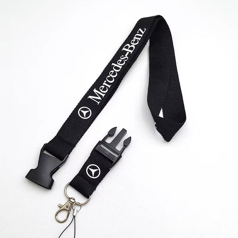 XKD1   Benz Lanyard Keychain For Mercedes AMG W203 W204 W205 W212 W246 A B C E CLA GLA GLC CLE GLS Class Interior Mouldings GBSJGS-BA
