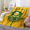 South Africa national football Printed Flannel Blanket, soft throw for bedroom sofa, washable,soccer fan merchandise, great gift.