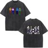 T-shirt Chris Brown Breezy Breezy Bowl XX Tour T-shirt Lavate Vintage Moda Uomo Hip Hop Manica Corta Streetwear