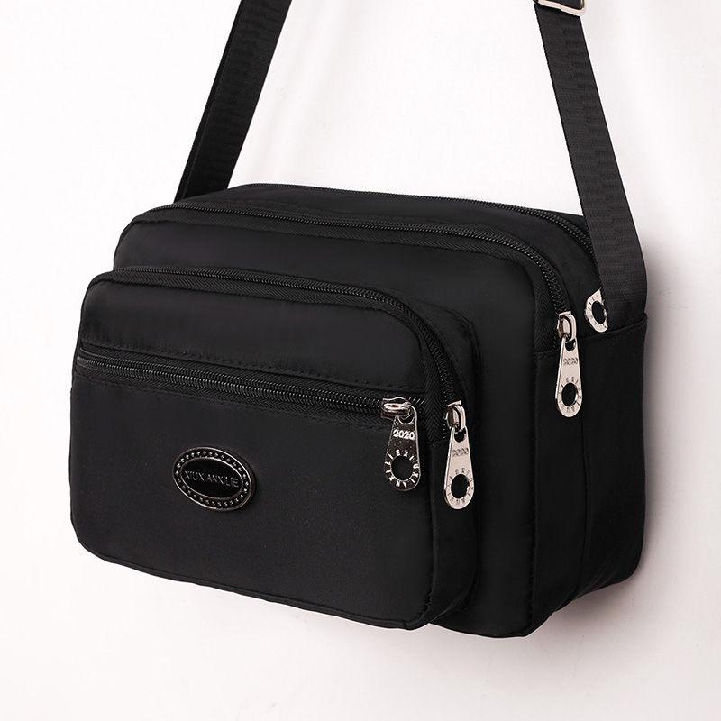 

Многослойная женская сумка через плечо, кошелек, сумка-кассир, диагональная женская сумка, сумка через плечо на одно плечо, повседневная чёрный