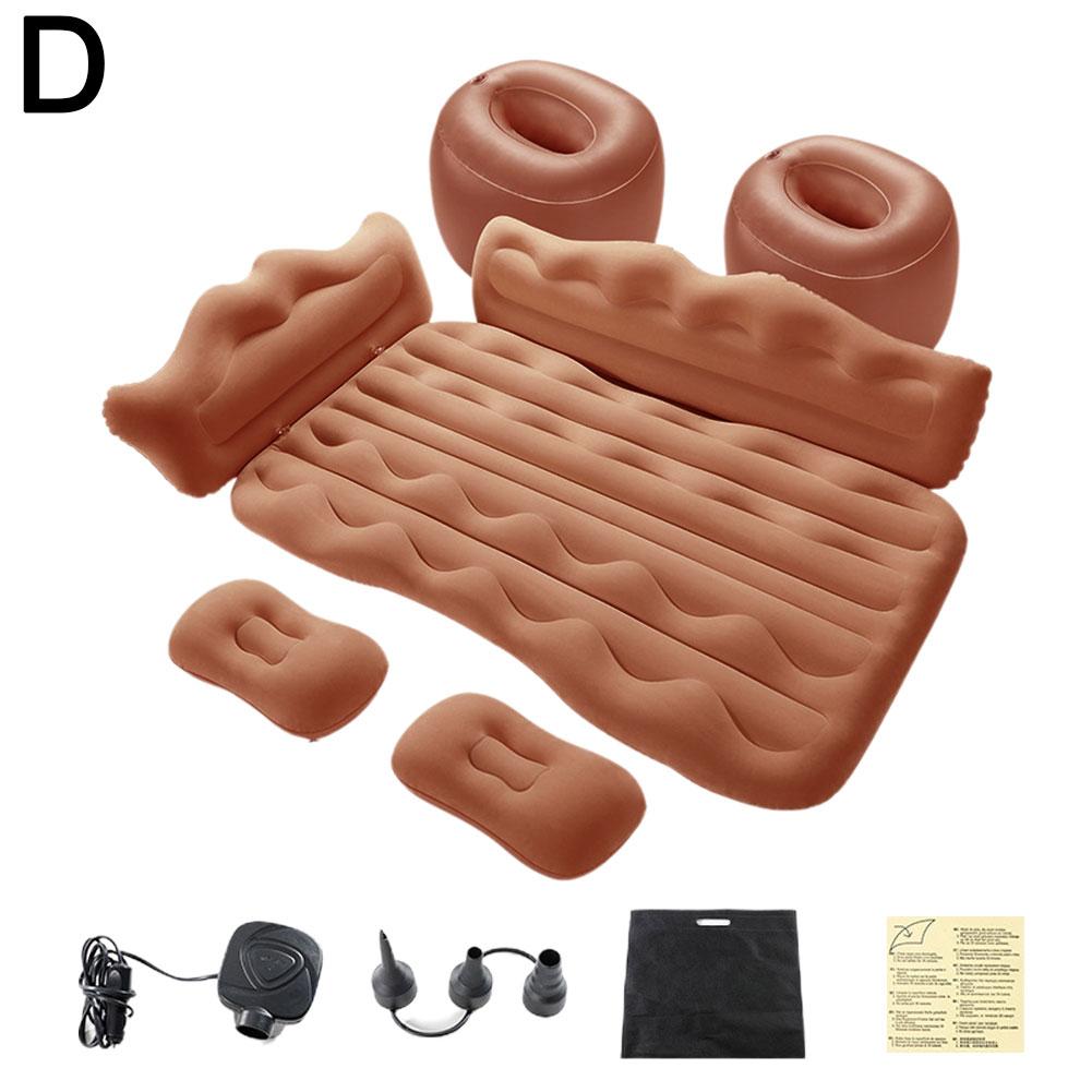 174*126cm Portable Car Travel Inflatable Bed Outdoor Travel Camping Mattress Car Rear Foldable Air Mattress Accesorios Para Auto