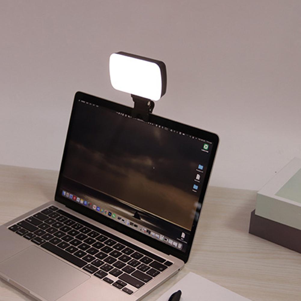 Video Conference Lighting 3000K-6500K LED Streaming Light Computer Camera Light for Live Streaming/Video Recording