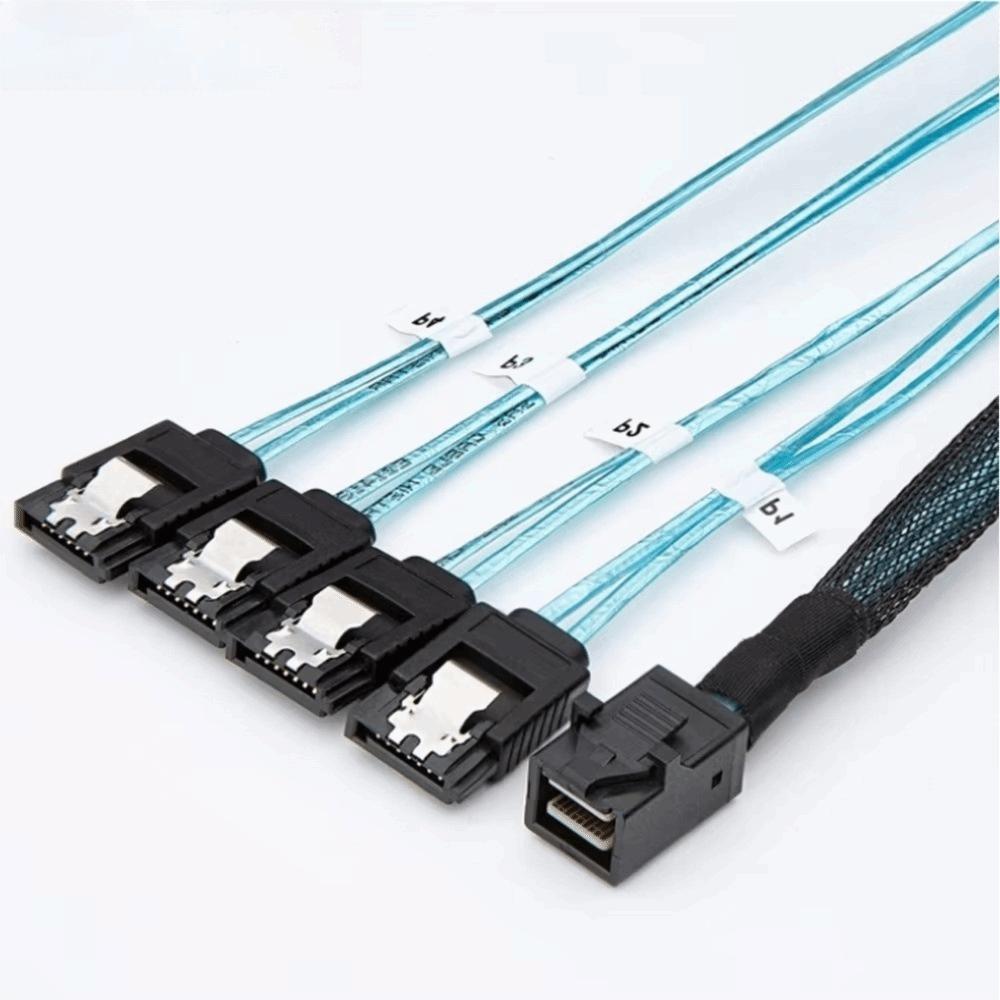 0.5m Length SFF-8643 To SATA Adapter 1.0m Length Motherboard Controller Cable