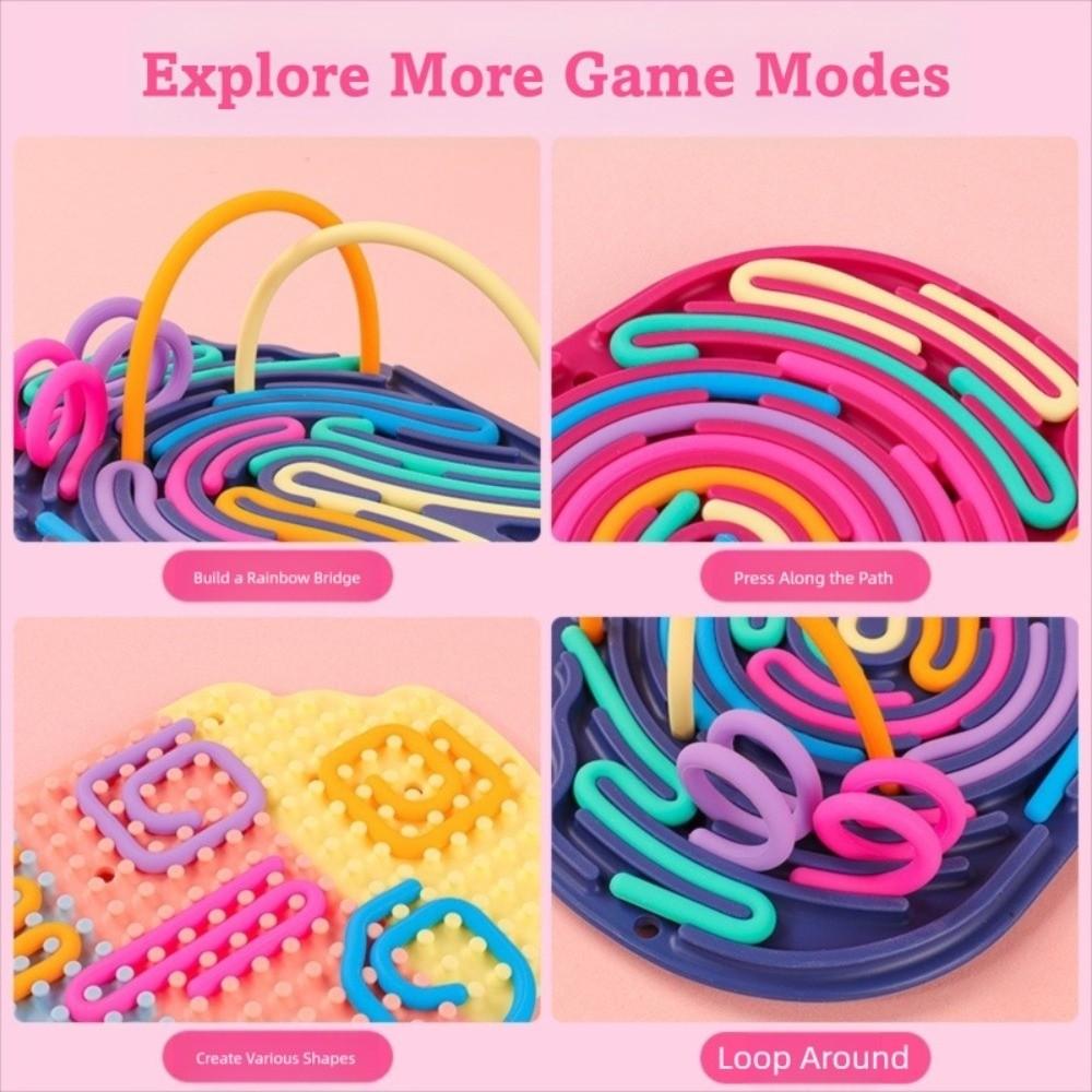 Ice Sticks Shape Sensory Fidget Toys Double-Sided Stress Relief Finger Decompression Toy Calming 12 Strings