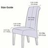 Xl Jacquard Chair Covers For Dining Room Elastic Stretch Chair Slipcover