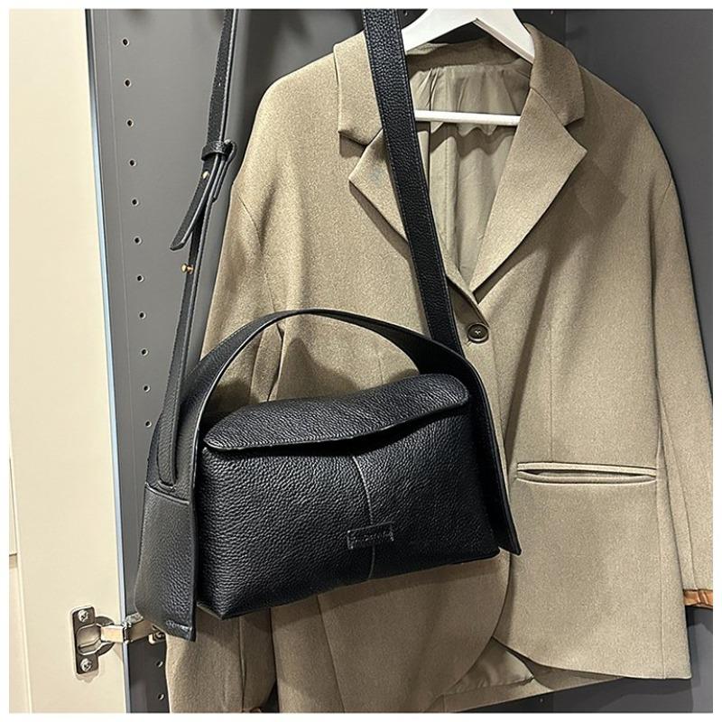 Women's Fashion Retro Large-capacity Shoulder Bag, Cow Leather Messenger Bag