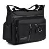 2024 Men's Waterproof Crossbody Bag, Large Capacity, 7 Compartments for Casual, Business, and Travel.