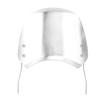 Motorcycle   Aluminum   Front Wind Deflector with Mount for 6.5in to 9.45in Round Headlights