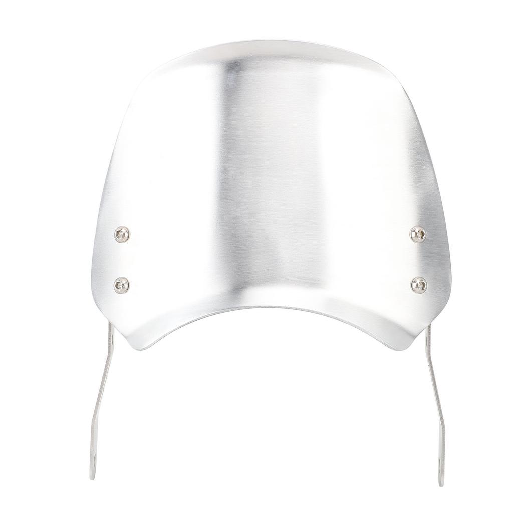 Motorcycle Aluminum Front Wind Deflector with Mount for 6.5in to 9.45in Round Headlights