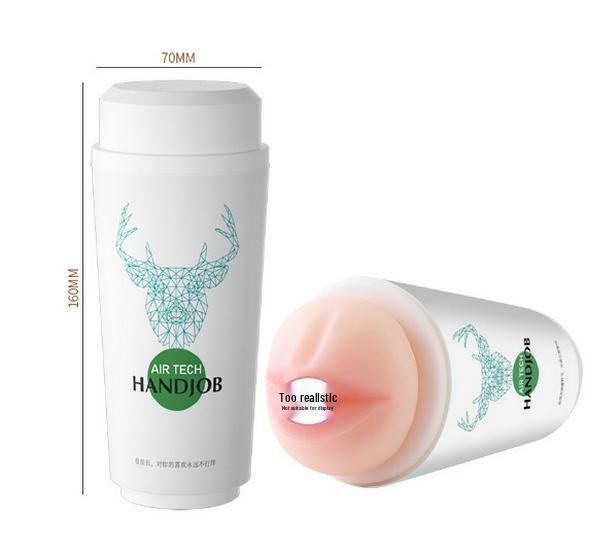 Comele Milk Tea Cup Men's Masturbator Onahole - Adult Erotic Foreplay Toy.