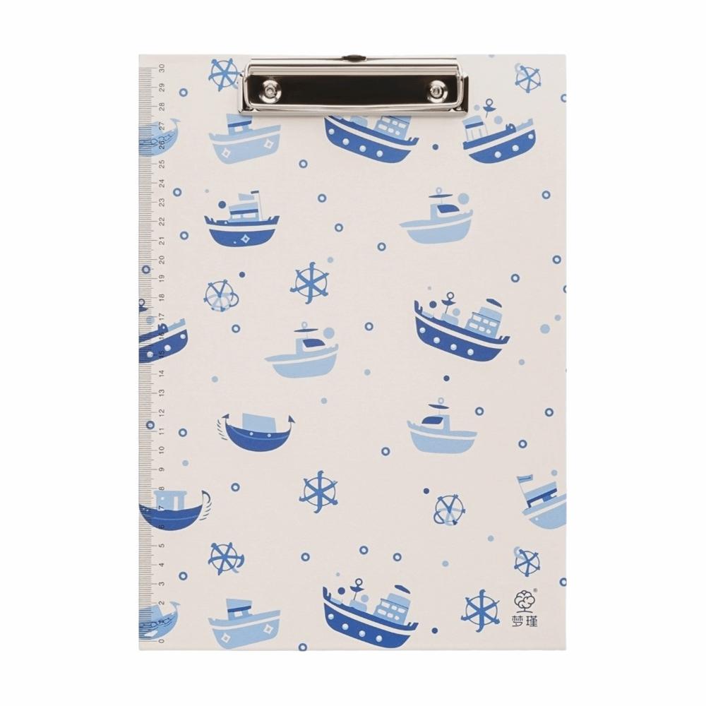 With Side Ruler Clipboard Portable Writing Pad Folder Creative A4 Clipboard Students 3